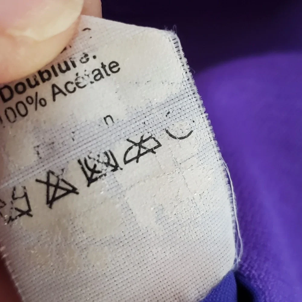 J.Crew Suiting Purple Wool Asymmetrical Sheath Dress‎ 15514 Size 4